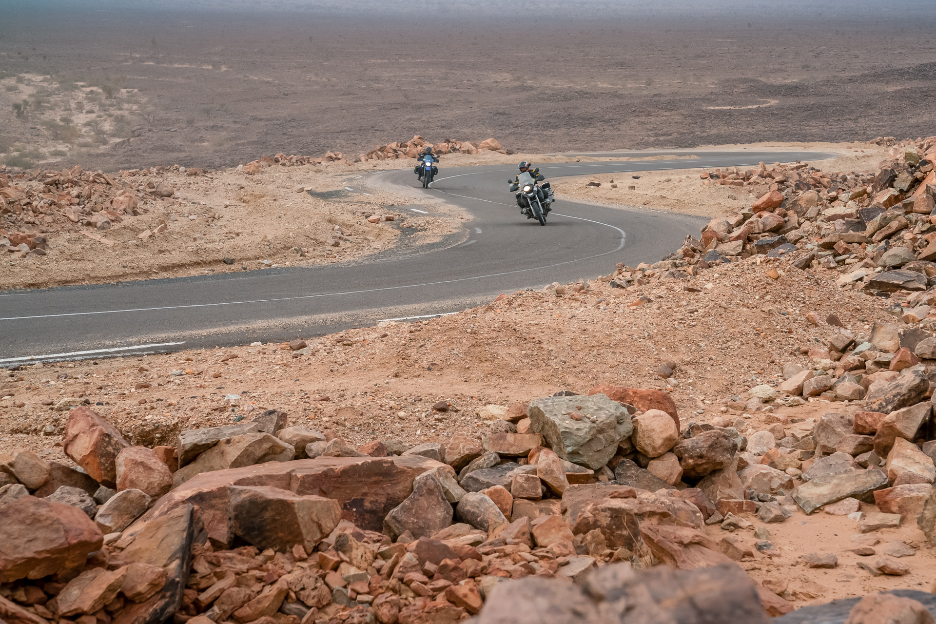 Gebirgspass zwischen Atar und Choum im Adrar, Mauretanien